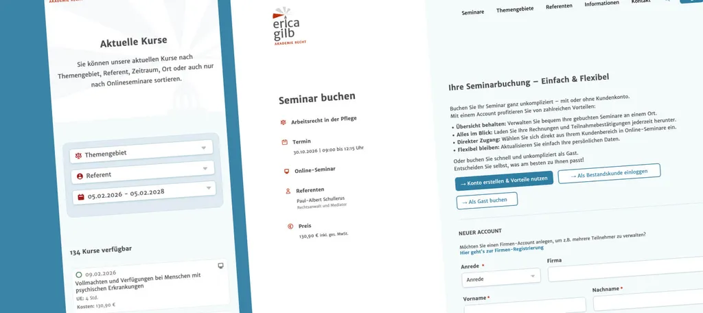Projektübersicht von erica gilb AKADEMIEN