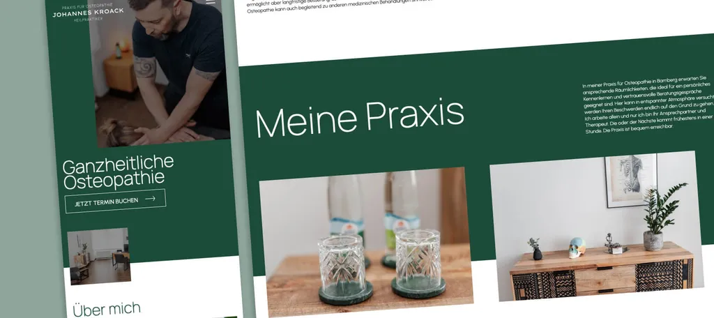 Projektübersicht von Osteopathie Kroack